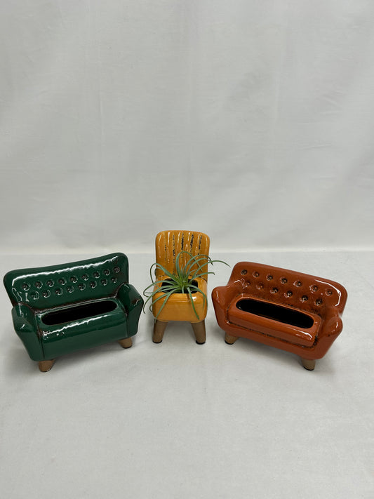 Ceramic Sofa & Chair Planters