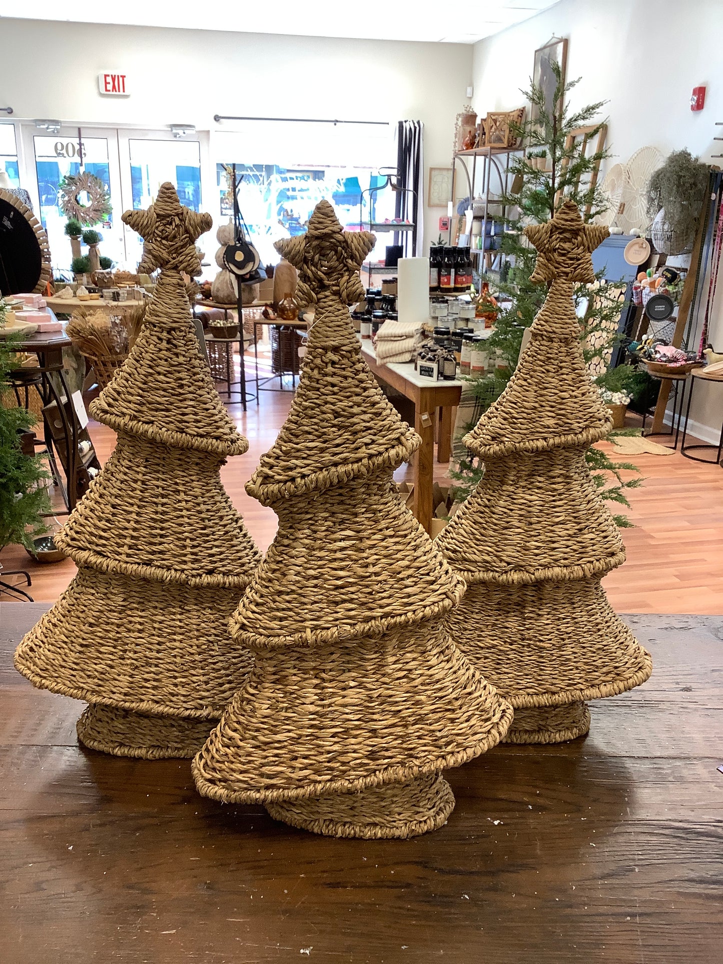 Wicker Christmas Trees