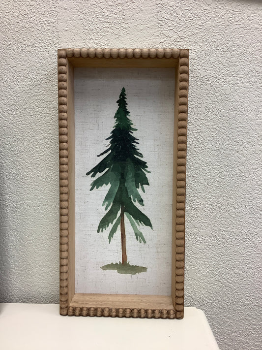 Christmas Tree Print On Canvas