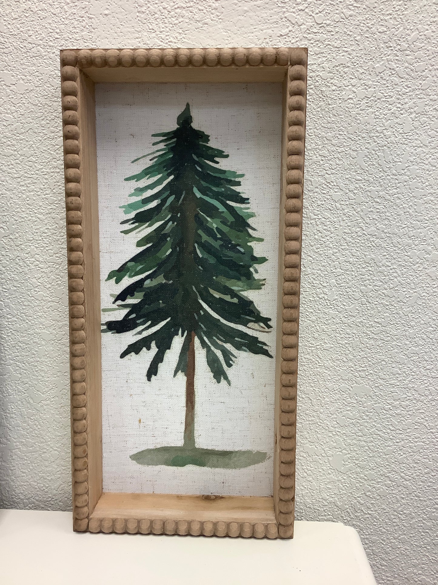 Christmas Tree Print On Canvas