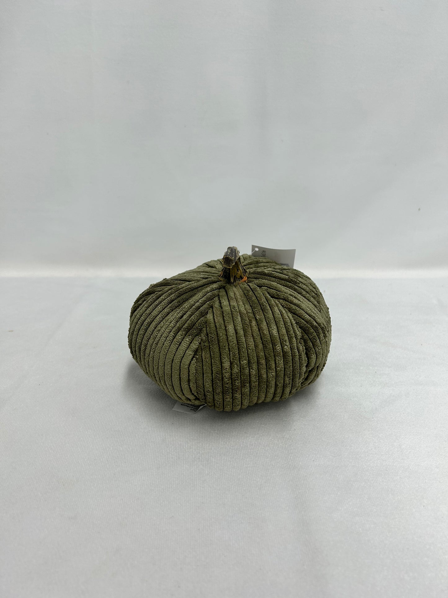 Small Green Corduroy Pumpkin