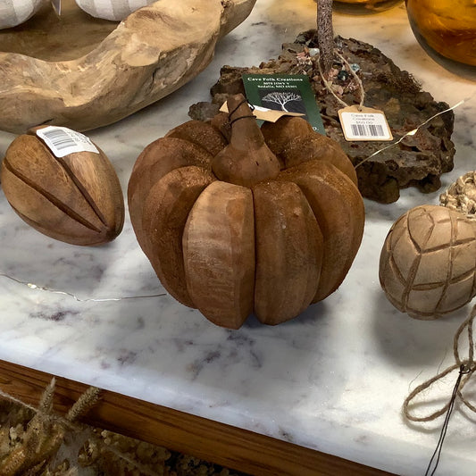 Wood Pumpkin