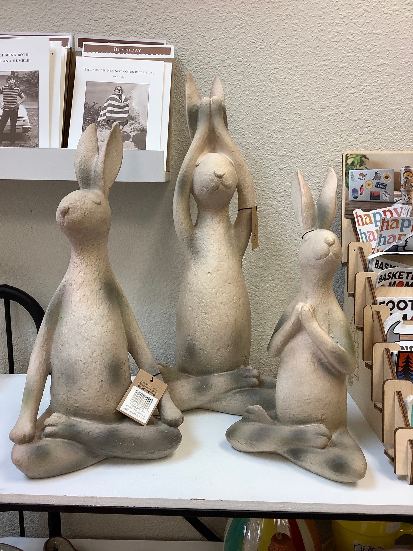 Resin yoga rabbit