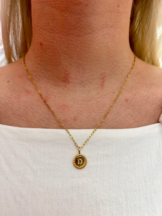 Sealed with Love Initial Necklace