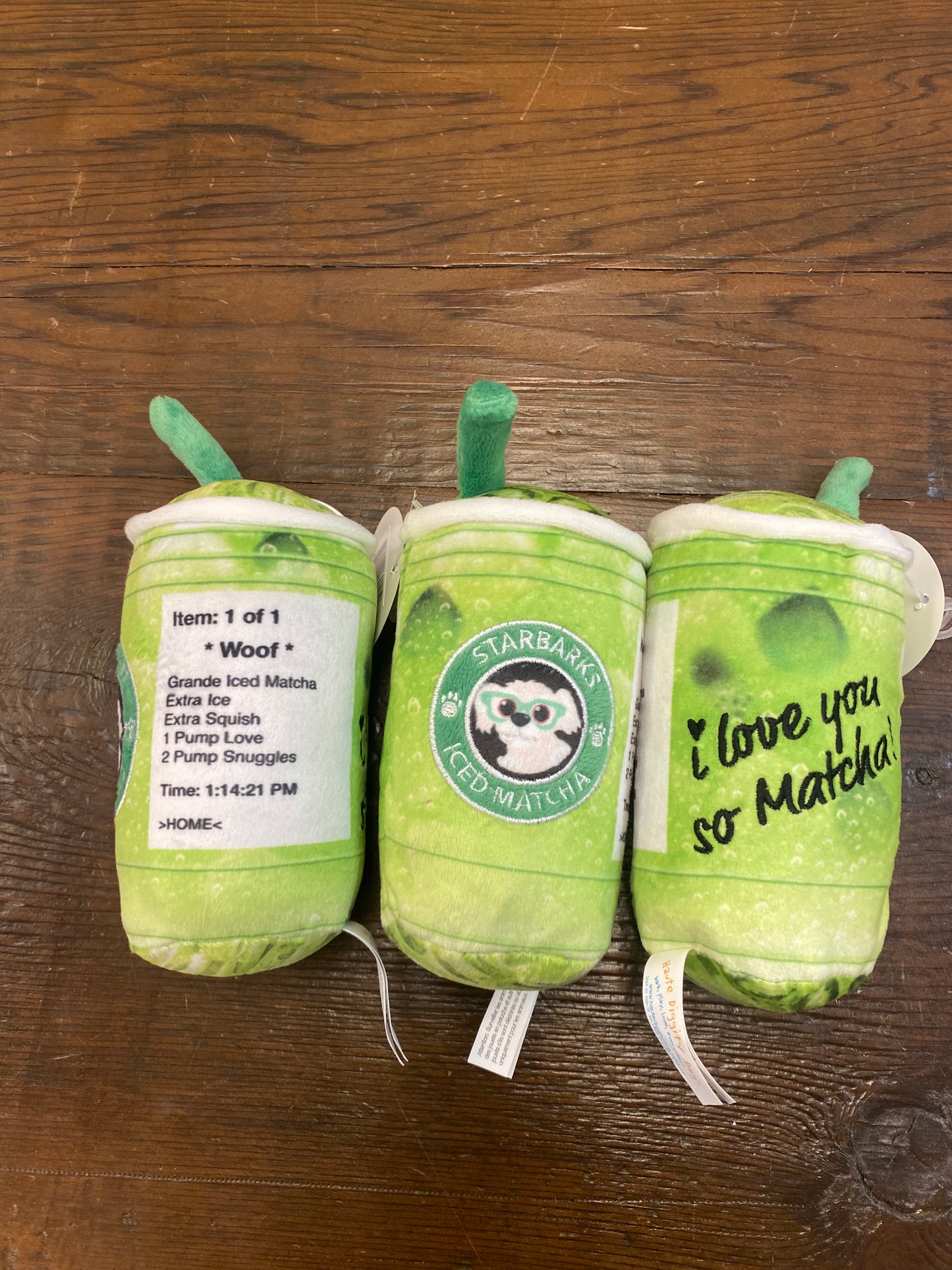 Starbarks Iced Matcha Dog Toy