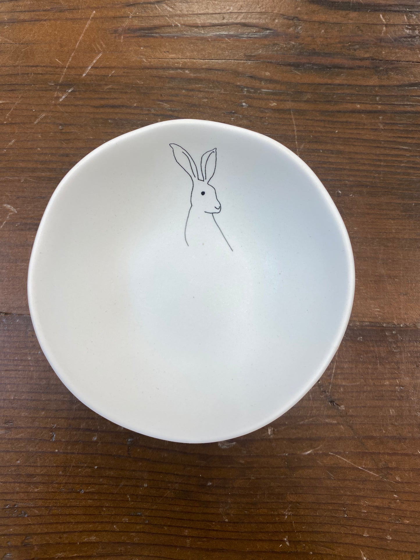 Stoneware Bowls W Rabbit