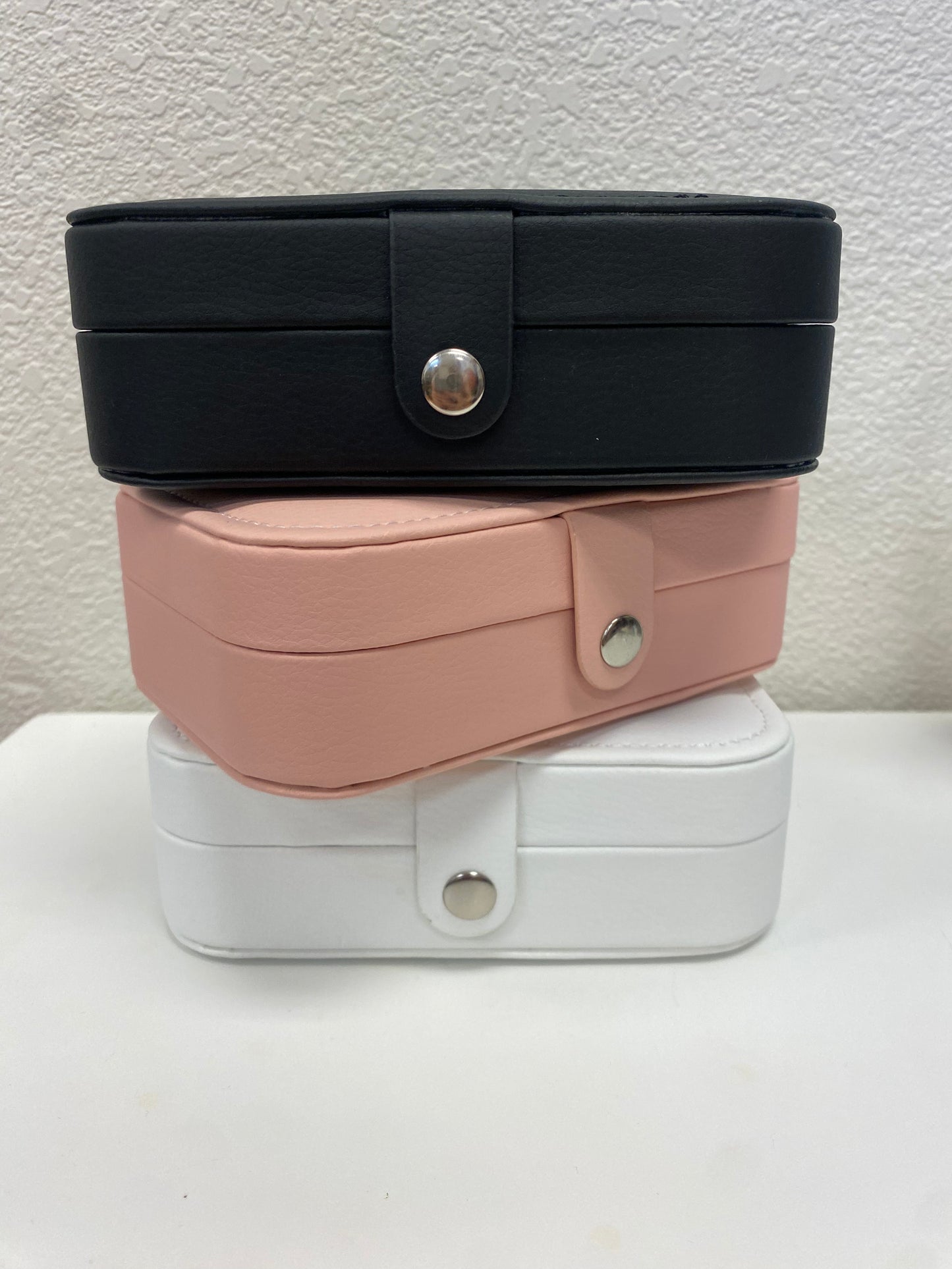 Faux Leather Jewelry Box