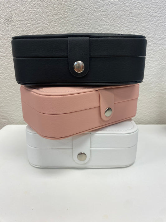 Faux Leather Jewelry Box