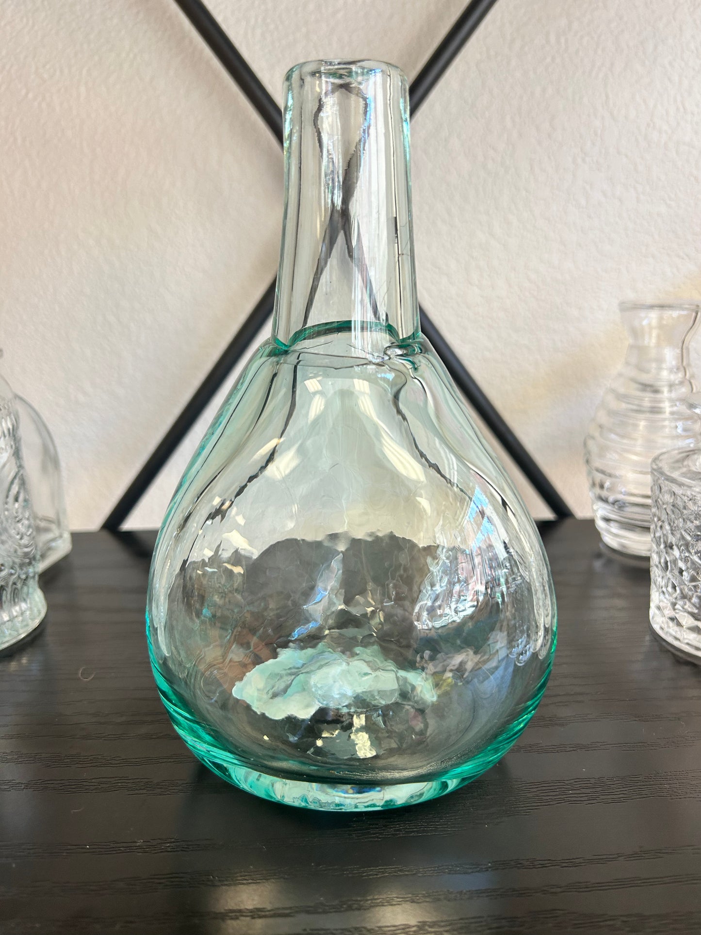 Glass Bottle Bud Vases