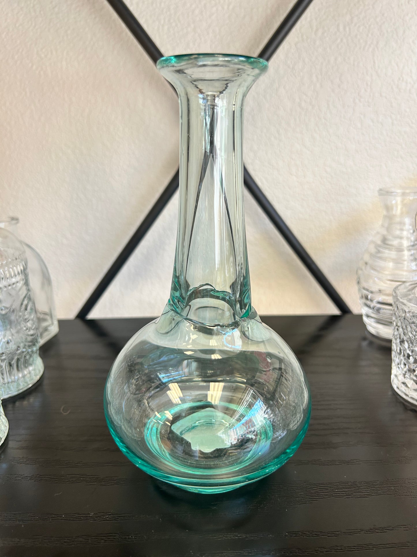 Glass Bottle Bud Vases