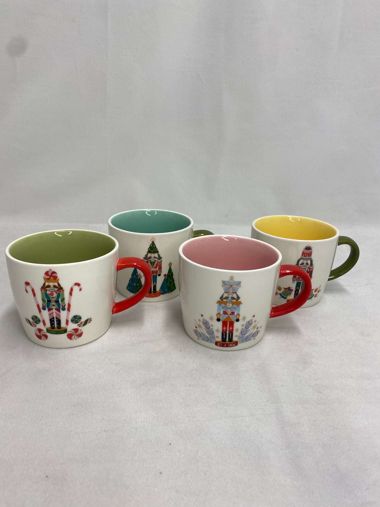 Stoneware Nutcracker Mugs