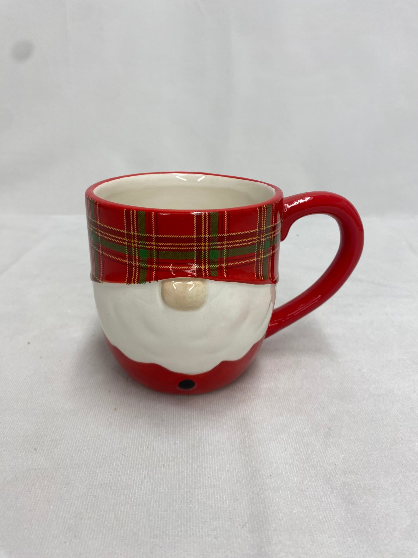 Wallace Plaid Santa Gnome Mug