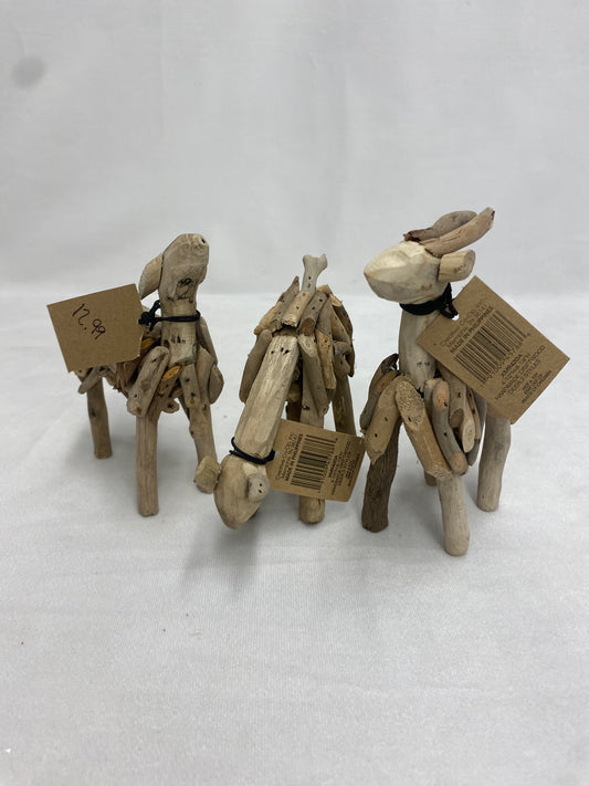 Handmade Driftwood Deer