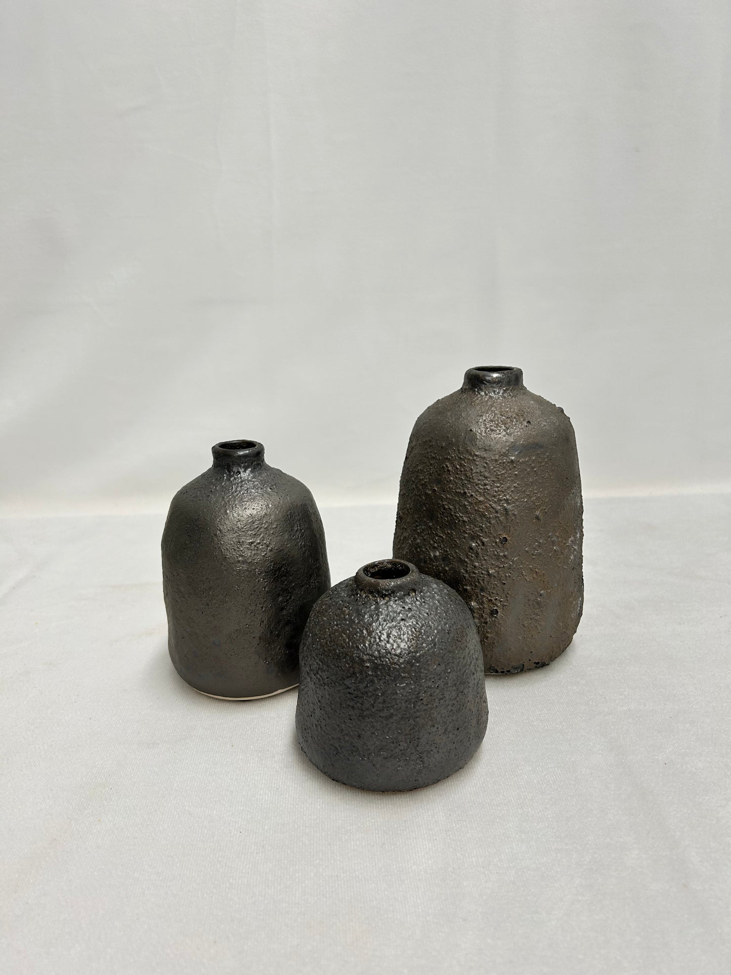 Terra-Cotta Silver Vases