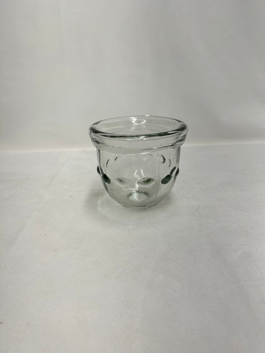 Embossed Glass Votive