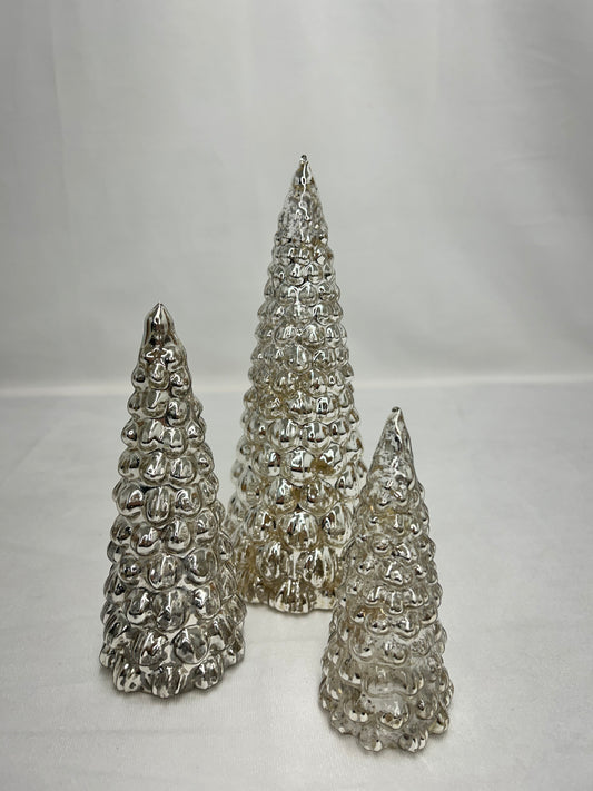 Silver Glass Mercury Trees