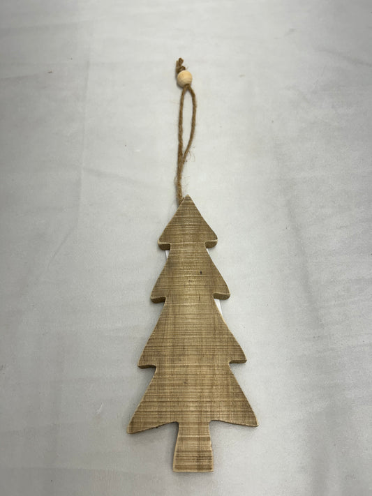 Natural Tree Cutout Ornament