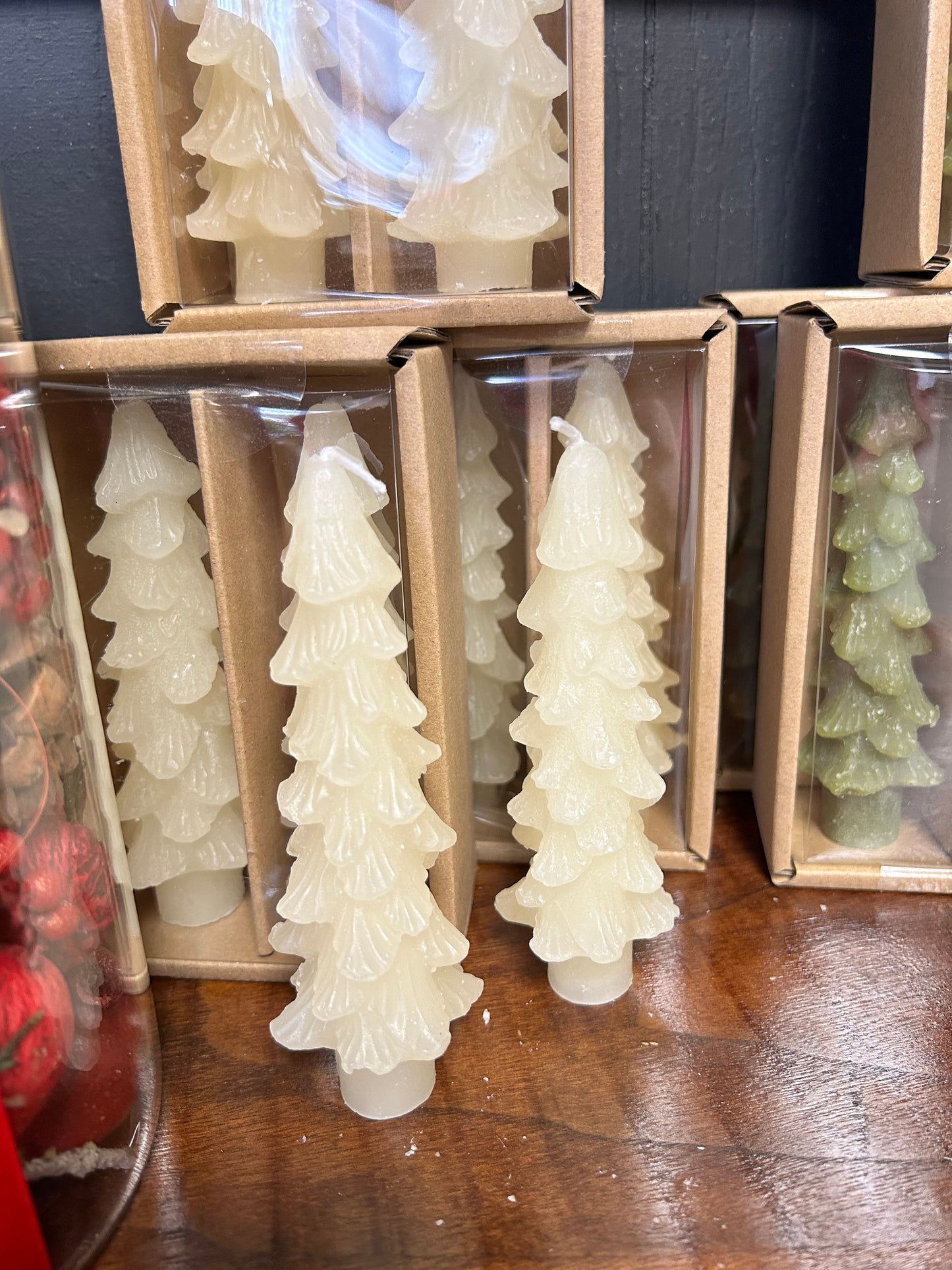 Unscented Tree Shaped Taper Candles