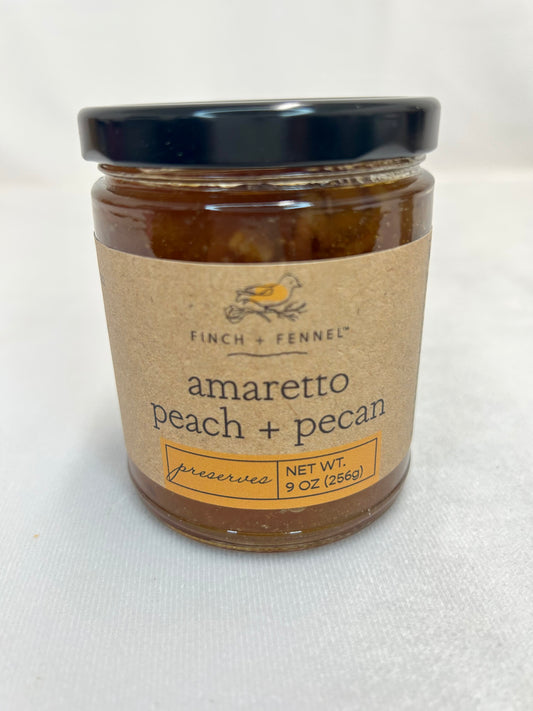 Amaretto Peach Pecan Preserves