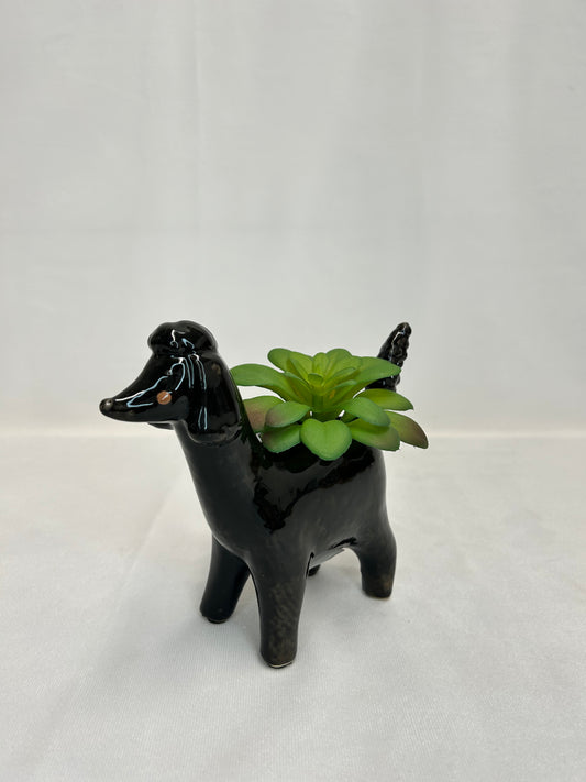 Ceramic Dog Planters