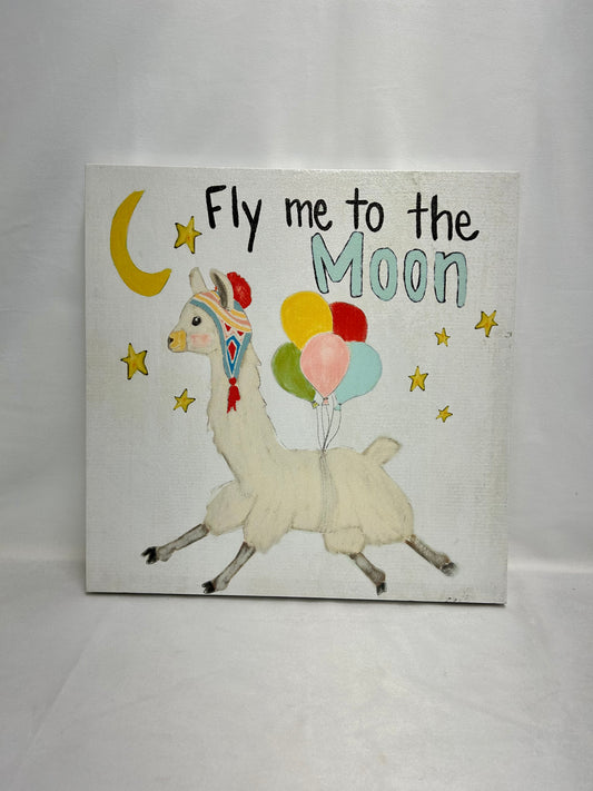 “Fly Me To The Moon” Canvas