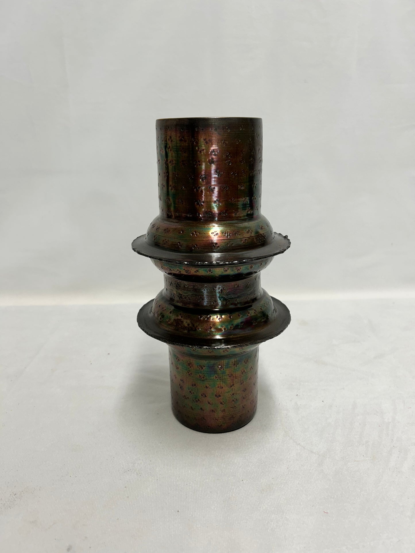 Antique Copper Finish Vase