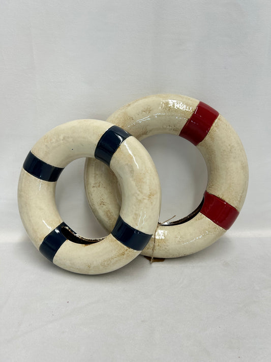 Ceramic Life Ring Wall Planters